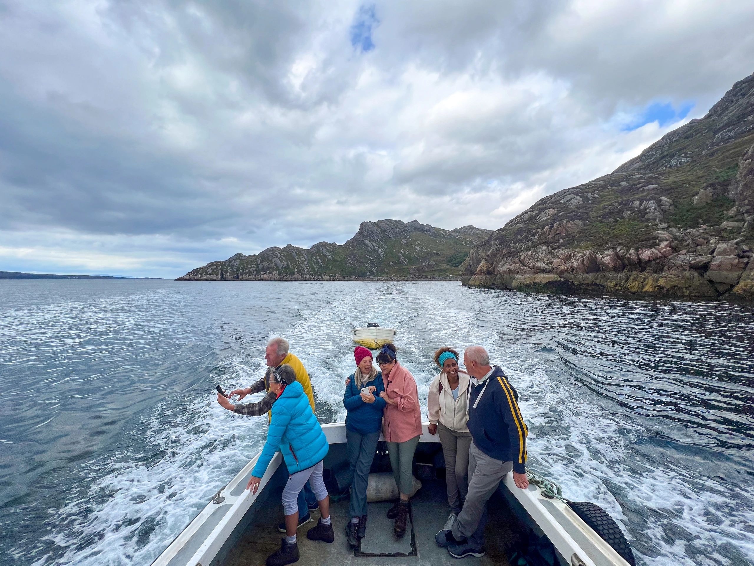 Group enjoying a luxury boat party experience