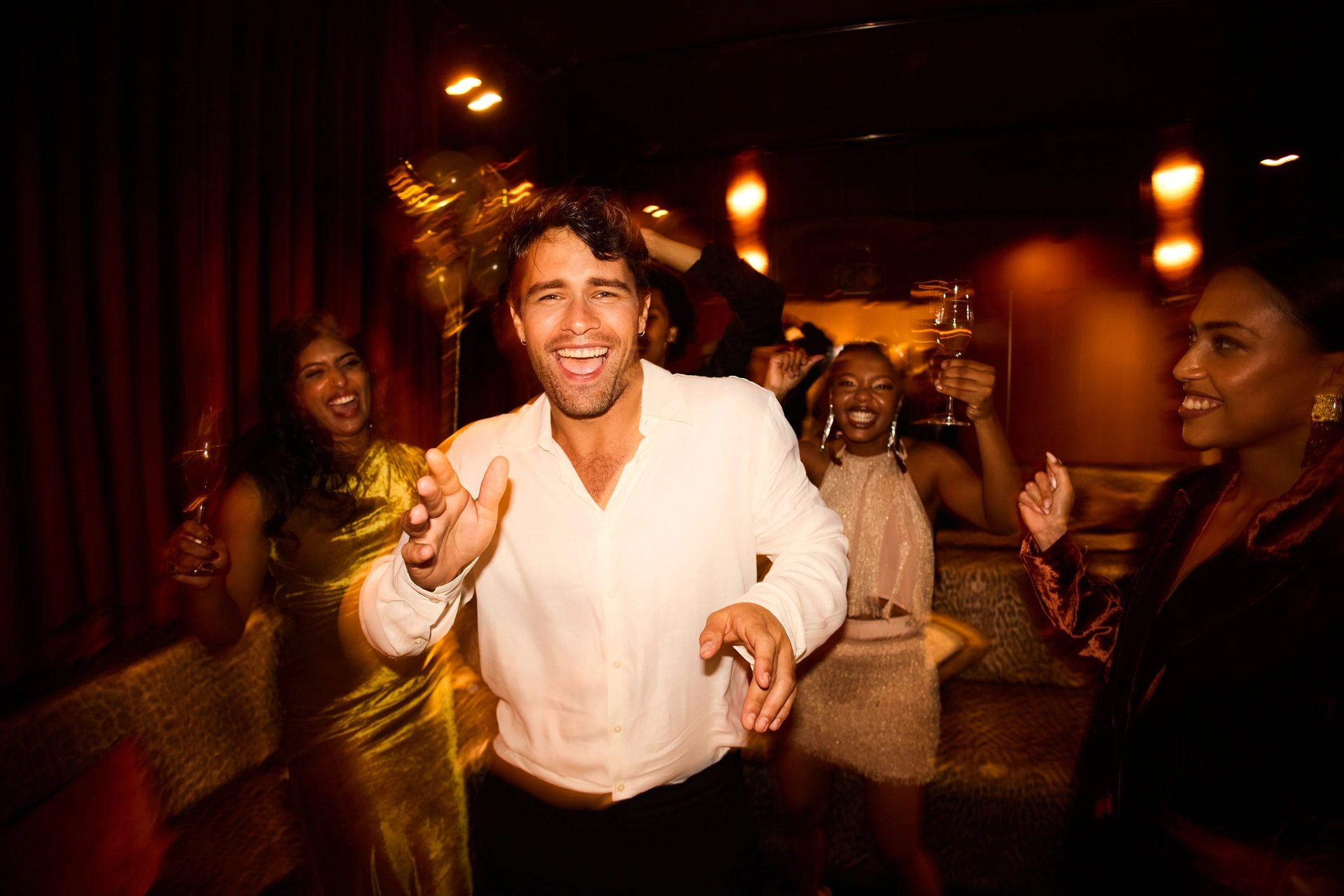 Private VIP venue atmosphere for premium bucks party planning